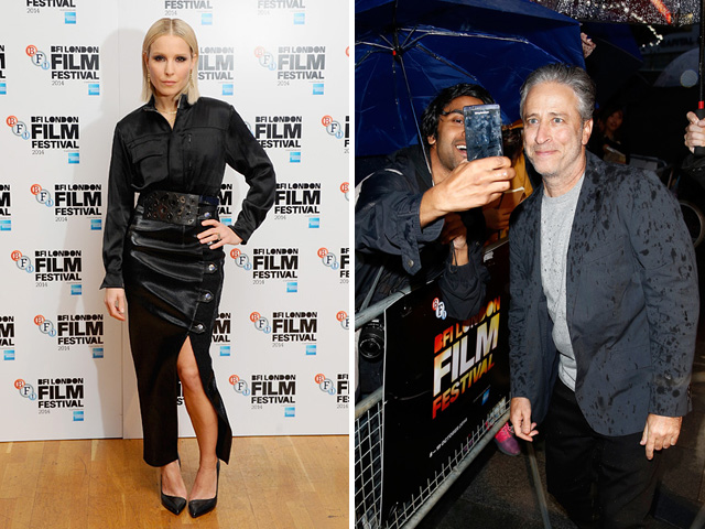 Noomi Rapace és Jon Stewart