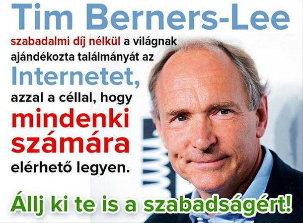 Forrás: Facebook/Százezren az internetadó ellen