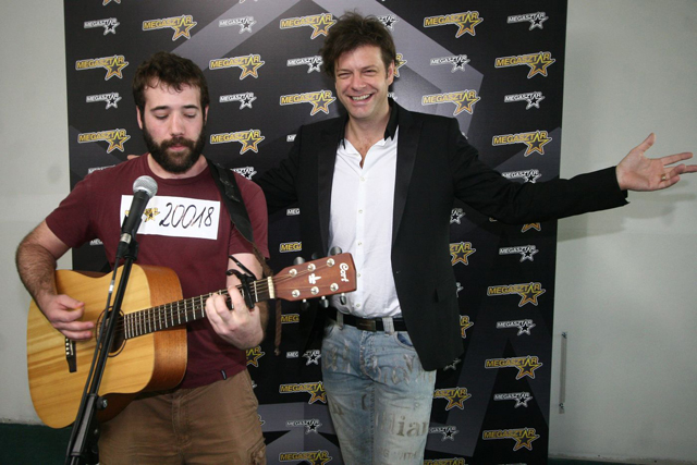 Till Attila a Megasztár válogatáson (Fotó: Leéb Ádám)