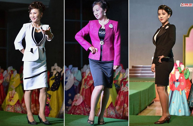 Ilyen egy divatbemutató Ékszak-Koreában - fotók