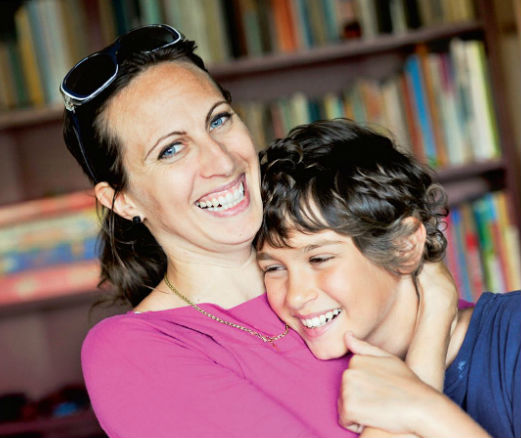 Kristóf és édesanyja