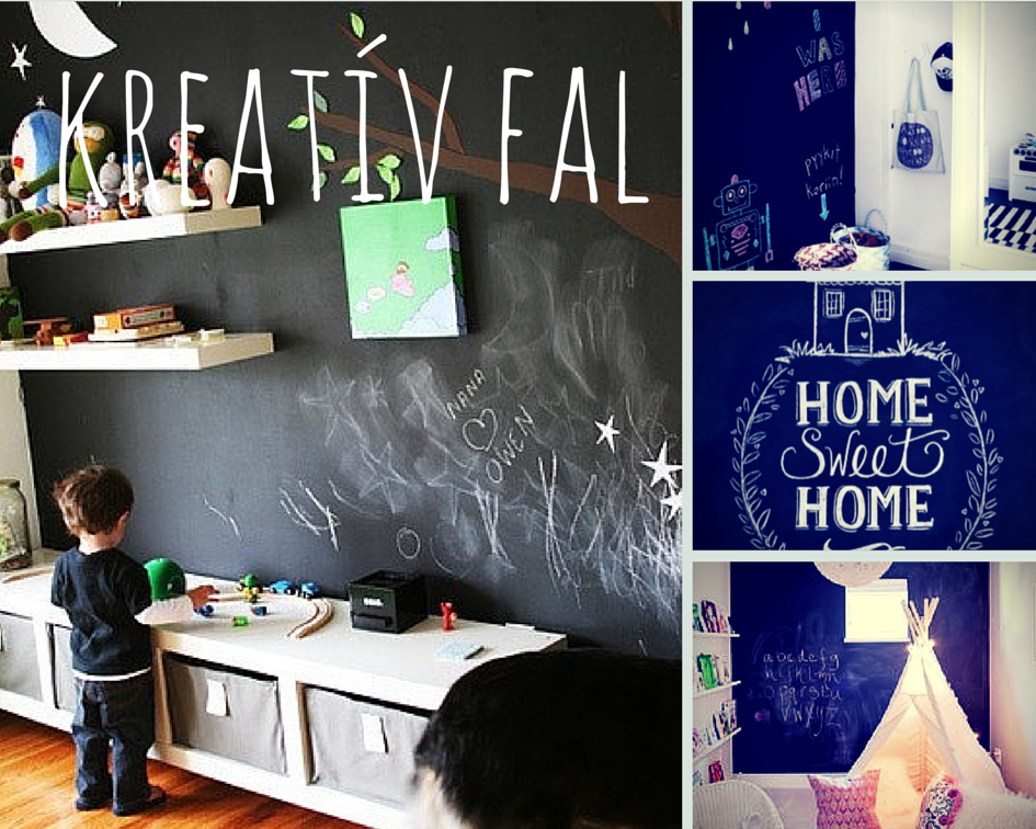 Firkálható fal a legújabb gyerekszoba-trend Firkálható fal a legújabb gyerekszoba-trend