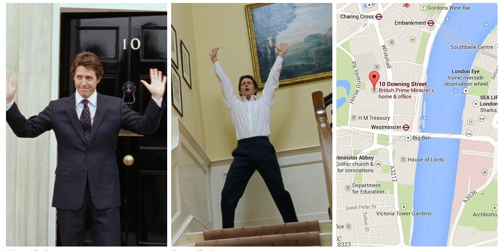 10 hely Londonban, az Igazából szerelem szerelmeseinek