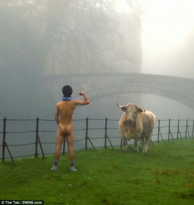 A feneküket mutogatják a cambridge-i egyetemisták