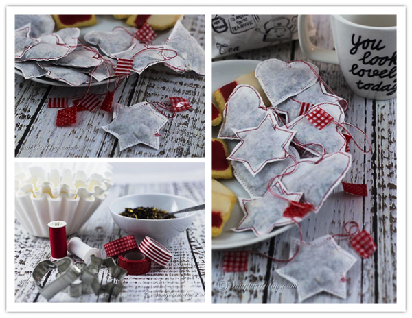 DIY-teafilter karácsonyi hangulatban