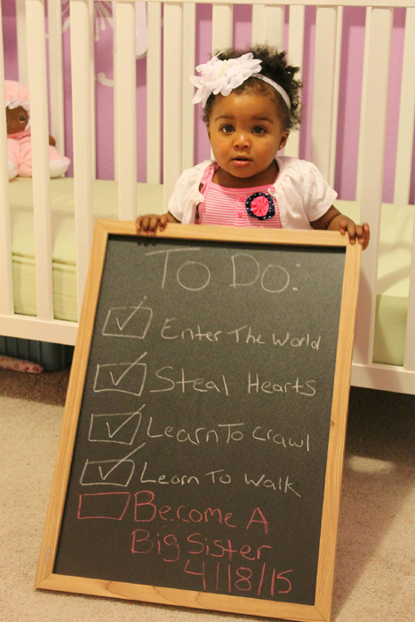 Tündéri fotó: a kislány jelentette be, hogy kistesója lesz Tündéri fotó: a kislány jelentette be, hogy kistesója lesz