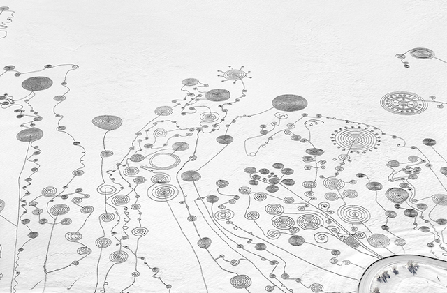 Műalkotást gyalogoltak a hóba - fotók