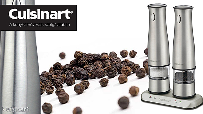 Nyerj Cuisinart Elektromos só és borsszórót és könnyítsd meg a karácsonyi sütés-főzést!