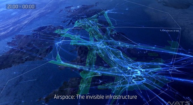 Elképesztően látványos videó készült az Egyesült Királyság légiforgalmáról!