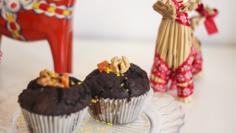 Karácsonyi sütik muffinformában