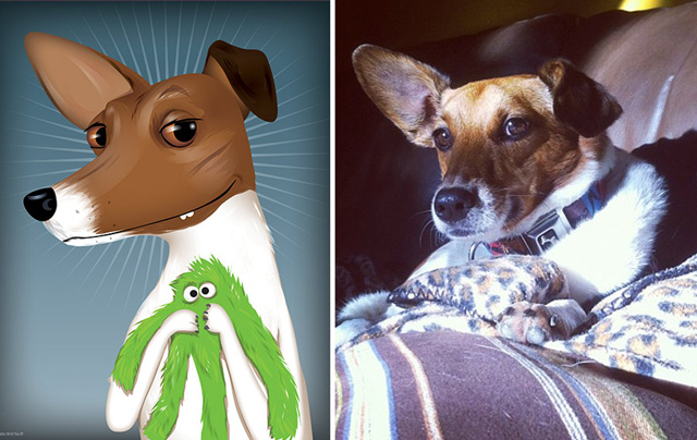 Az állatok személyiségét rajzolja meg egy művész - galéria