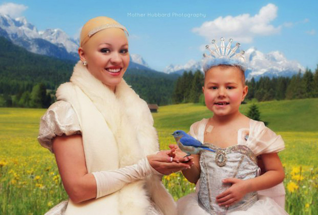 Hercegnős fotózást kapott a beteg kislány Hercegnős fotózást kapott a beteg kislány