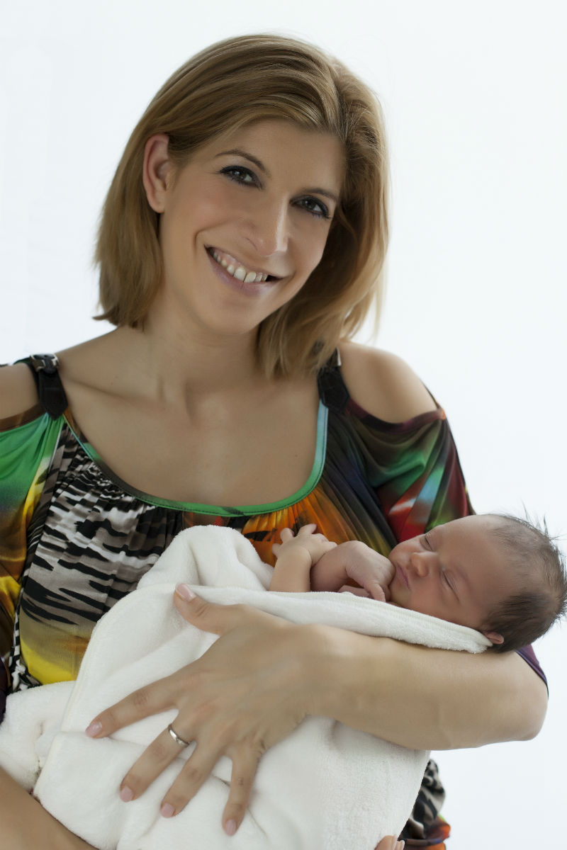 Így ragyog együtt kéthónapos lányával Béres Alexandra