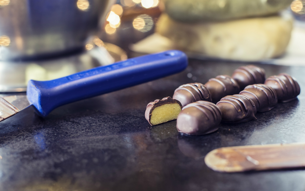 Így készül a kézműves marcipános szaloncukor