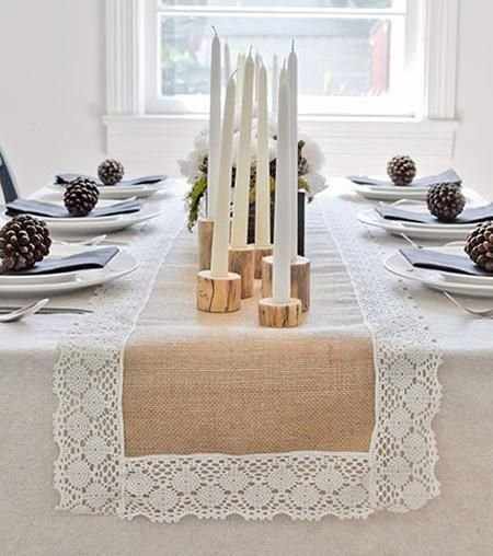 Karácsonyi asztal egyszerűen Karácsonyi asztal egyszerűen