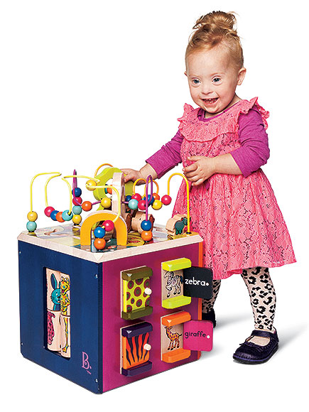 Down szindrómás kislánnyal reklámoznak gyerekjátékot