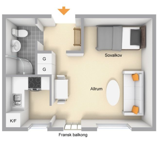 Apró lakás hatalmas stílusérzékkel