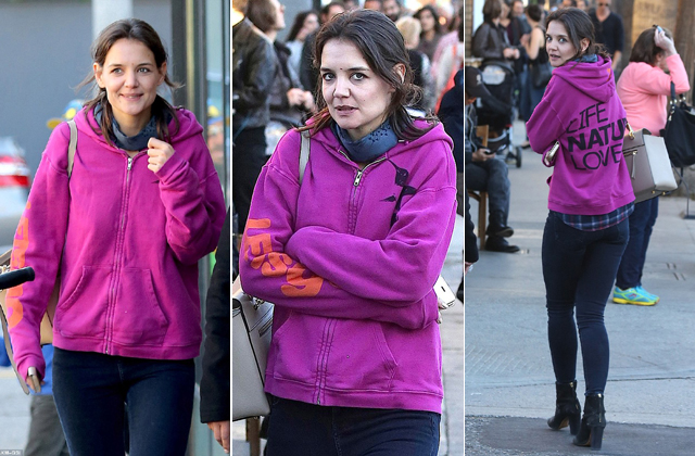 Katie Holmes nagyon lepukkantan nézett ki - fotók Katie Holmes nagyon lepukkantan nézett ki - fotók