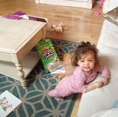 Vicces fotók: amikor pici gyerekek nagyon nagy rendetlenséget csinálnak