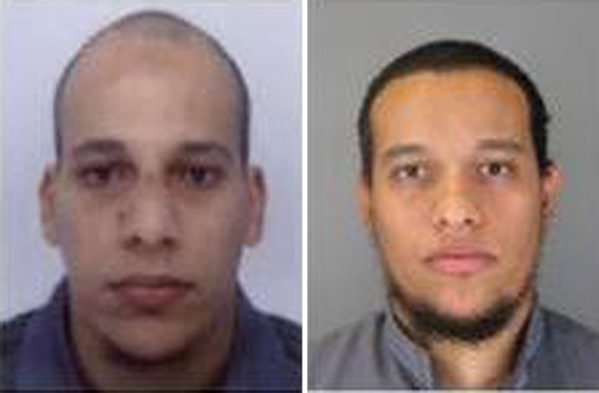 Cherif Kouachi (32 éves) és Said Kouachi (34 éves)