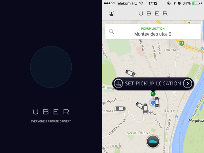 Így néz ki az alkalmazás a telefonon
