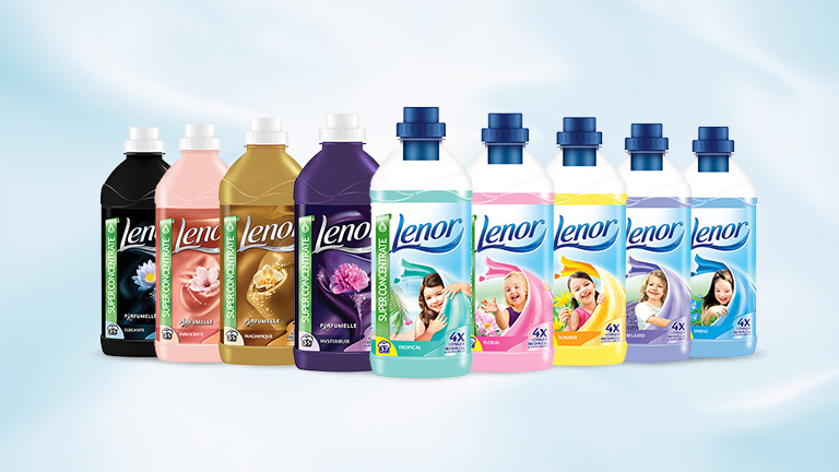 Őrizze meg a ruhák frissen mosott  érzetét egész napon át a Lenor szuperkoncentrátummal!