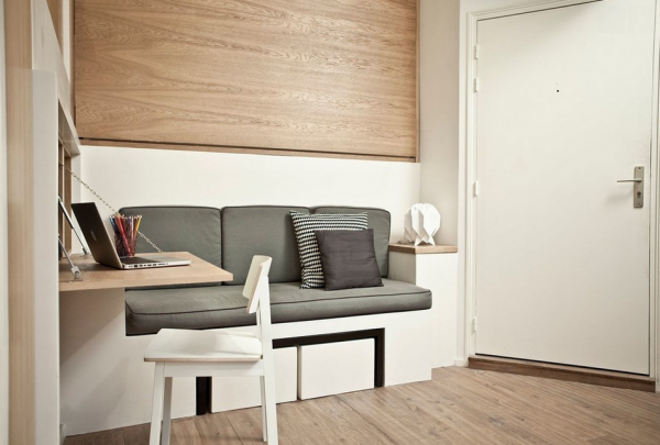 Francia lakás 18 négyzetméteren fiataloknak