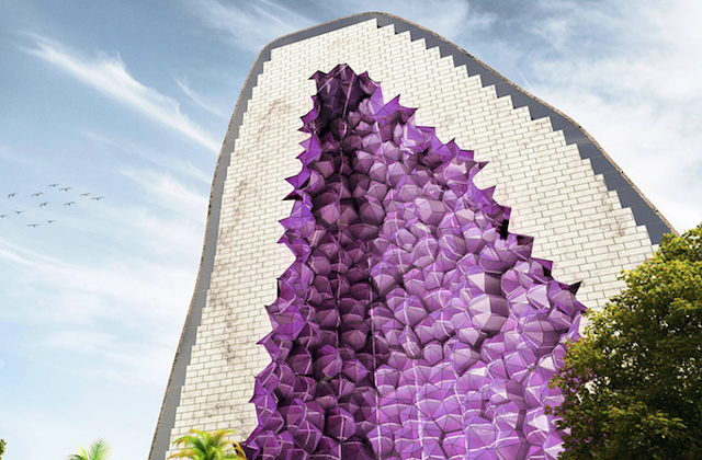 Ametisztkőről mintázták a hotelt