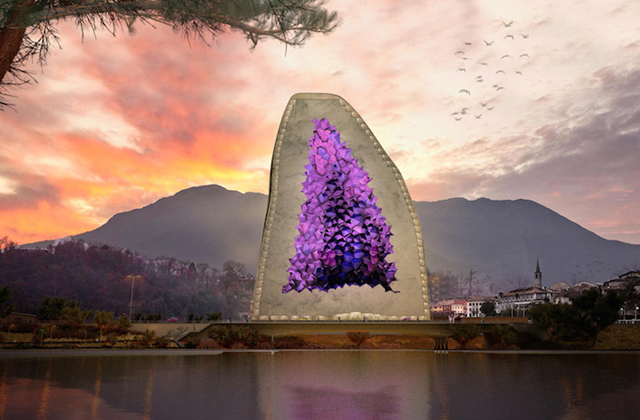 Ametisztkőről mintázták a hotelt