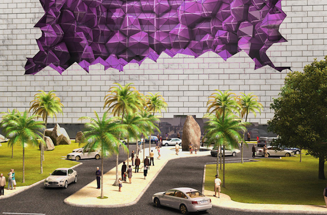 Ametisztkőről mintázták a hotelt