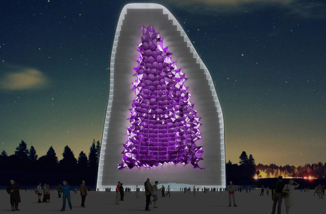 Ametisztkőről mintázták a hotelt