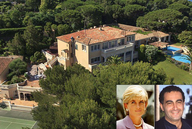 Eladó Diana hercegnő utolsó szerelmi fészke