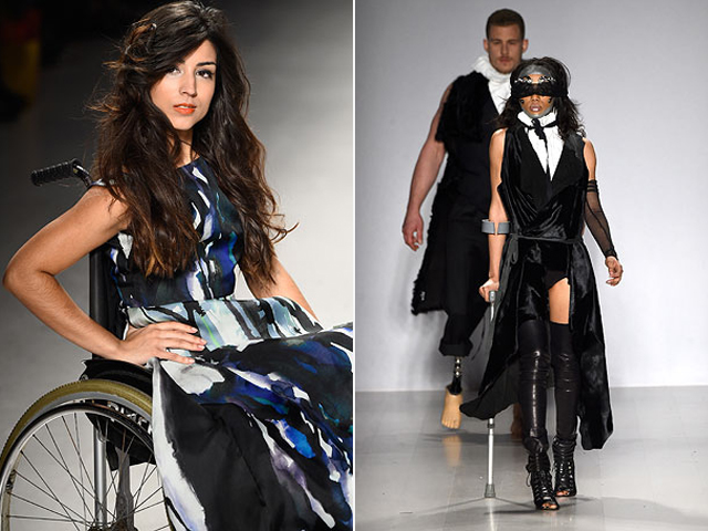 Mozgáskorlátozott modellek vették birtokba a kifutót