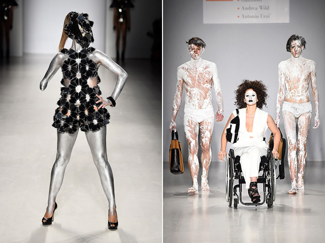 Mozgáskorlátozott modellek vették birtokba a kifutót