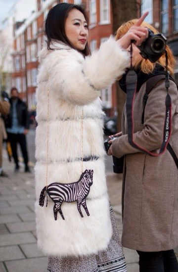 Zebra táska. No comment...