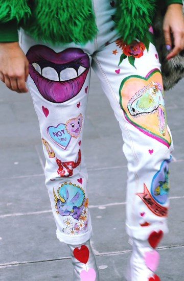 Saját mintákkal festve...