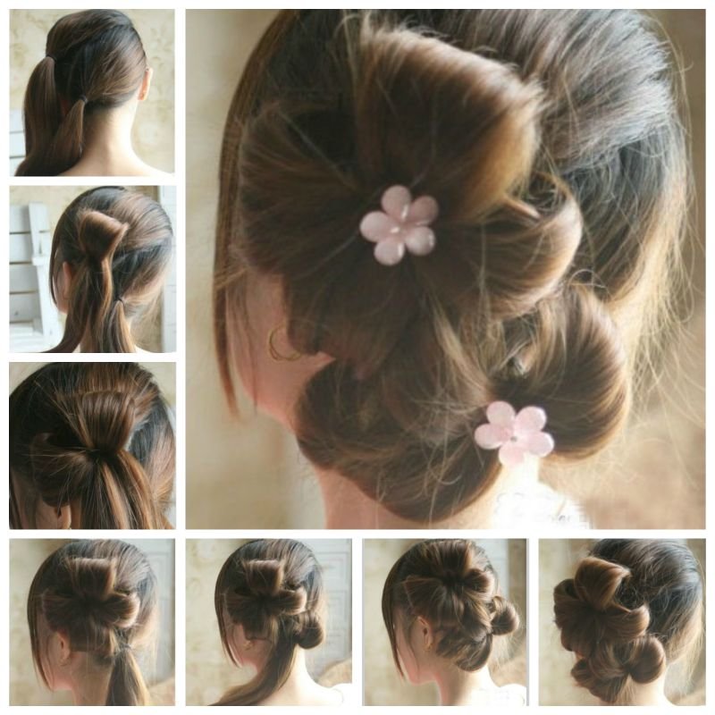 Hogyan készítsünk virágszirom frizurát Hogyan készítsünk virágszirom frizurát