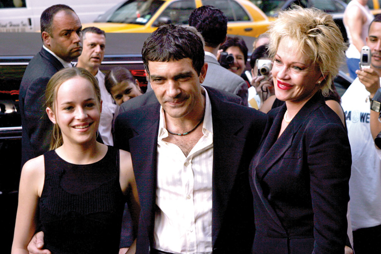 Dakota Johnson, Antonio Banderas és Melanie Griffith a 