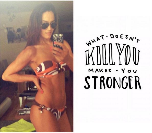 Ezzel a dögös fotóval motiválja magát Debreczeni Zita