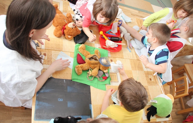 Nagy a nyüzsgés a Teddy Maci Kórházban