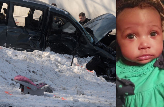 Épségben megúszta a karambolt a baba