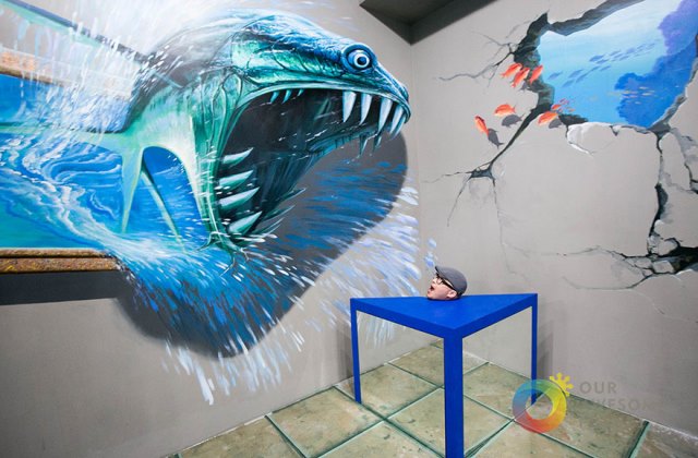 Életre keltek képek a 3D-s múzeumban Életre keltek képek a 3D-s múzeumban