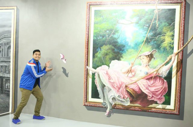 Életre keltek képek a 3D-s múzeumban Életre keltek képek a 3D-s múzeumban