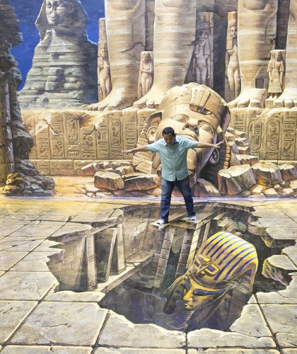 Életre keltek képek a 3D-s múzeumban Életre keltek képek a 3D-s múzeumban