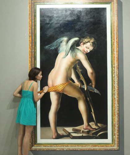 Életre keltek képek a 3D-s múzeumban Életre keltek képek a 3D-s múzeumban