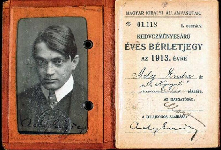 Vonatbérlet 102 évvel ezelőttről