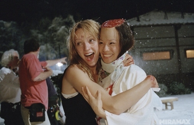 Uma Thurman Lucy Liu megskalpolása után