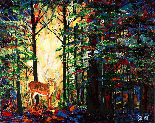 Lenyűgöző képeket fest a vak művész - galéria