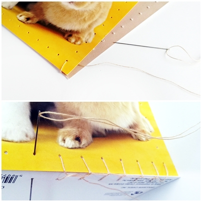 Ötletes ajándék húsvétra: házikó képeslapokból