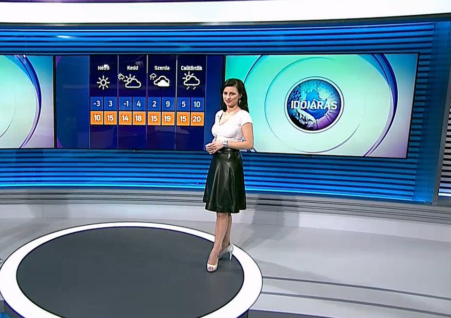 Tessék már előnyösen felöltöztetni az időjárás-jelentőt!